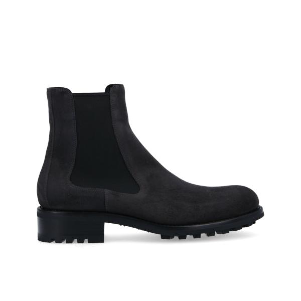 Hyrod Chelsea boot - Suede leather - Dark grey