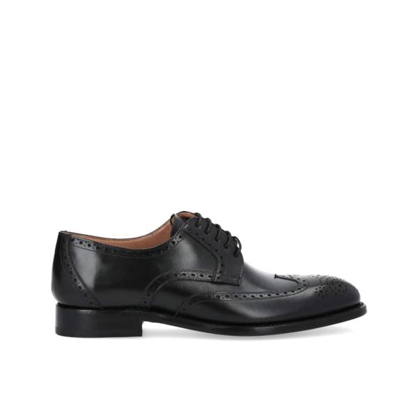 Derby Brogue - Stanley - Smooth leather - Black