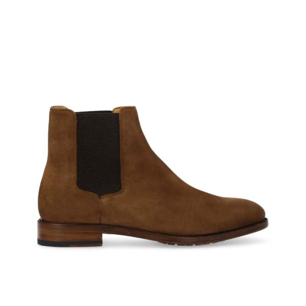 Boot chelsea - Dandy - Cuir velours - Marron