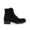 Other image of Zipped boot with laces - Hyrod - Suede leather - Black