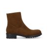 Other image of Zipped boot - Hyrod - Suede leather - Chestnut brown