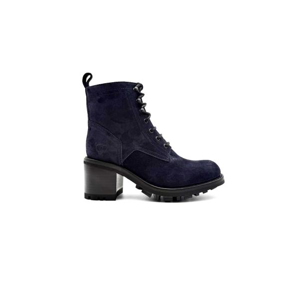Boot à Lacets - Moto - Cuir...